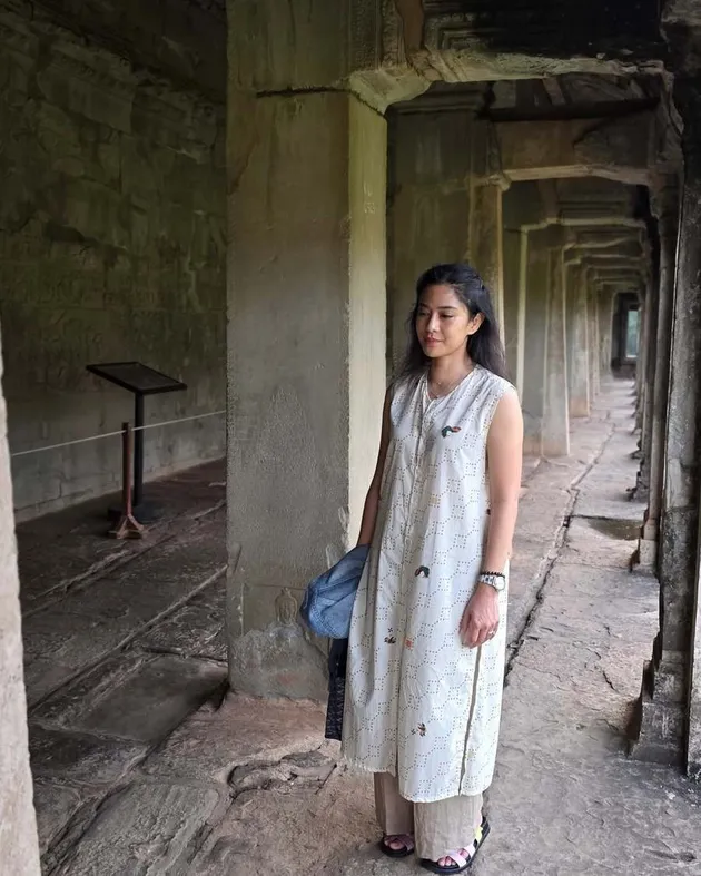 Dian Sastrowardoyo, suami, liburan, Angkor Wat