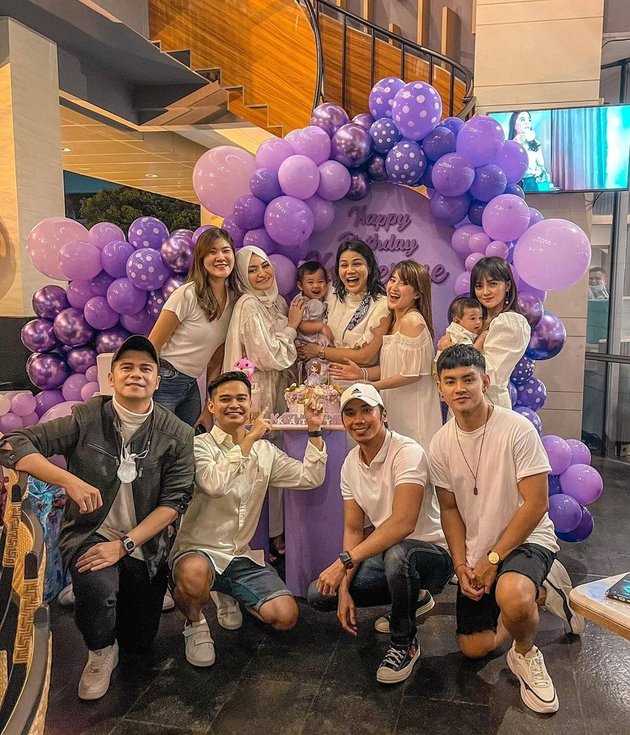 7 Portraits of DJ Katty Butterfly Celebrating Her Only Child's Birthday, Attended by Her Ex - So Sweet with Purple Nuances