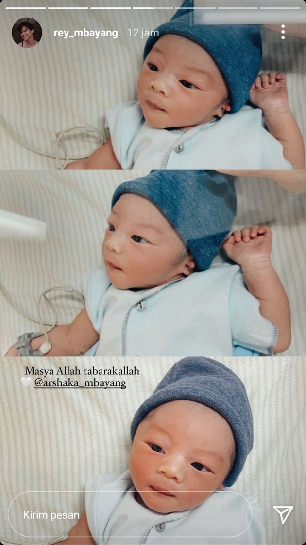 7 Handsome Portraits of Baby Arshaka, Dinda Hauw's Beloved Nephew Online - Said to Resemble Rey Mbayang So Much