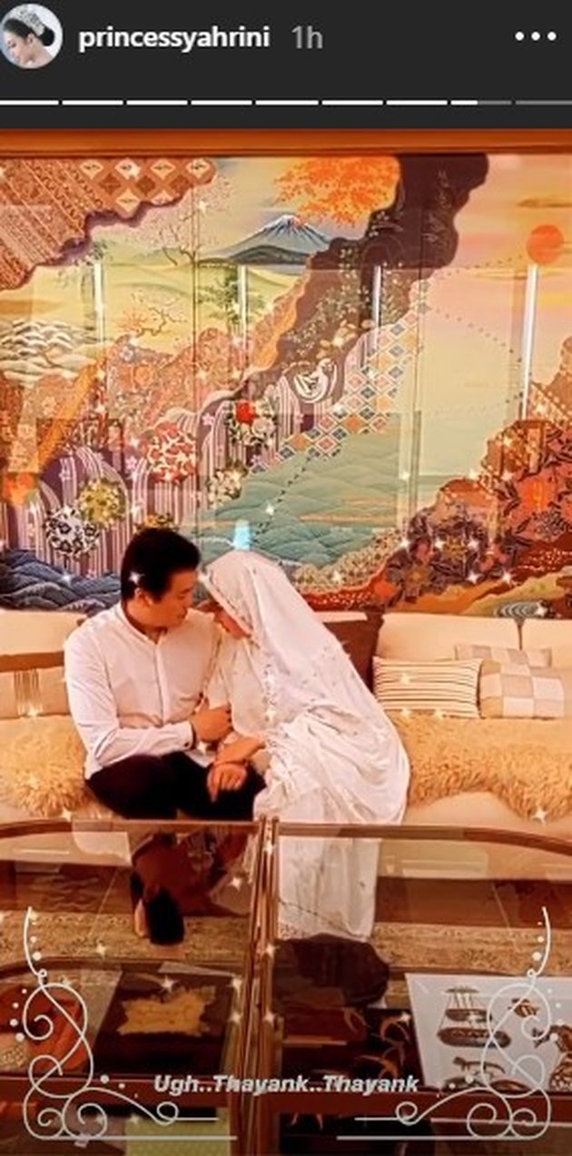 7 Portraits of Syahrini and Reino Barack's Eid Al-Fitr, Showing Intimacy with In-Laws