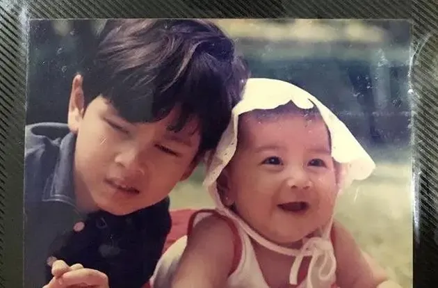 Raffi Ahmad dan Nisya Ahmad saat bayi