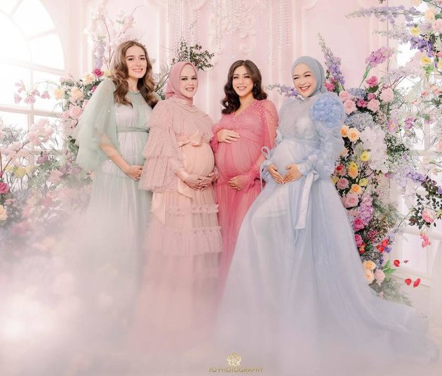 7 Latest Maternity Shoot Portraits of Jessica Iskandar, Beautiful with Chubby Cheeks and a Happy Smile - Ready to Welcome the Birth of the Second Child