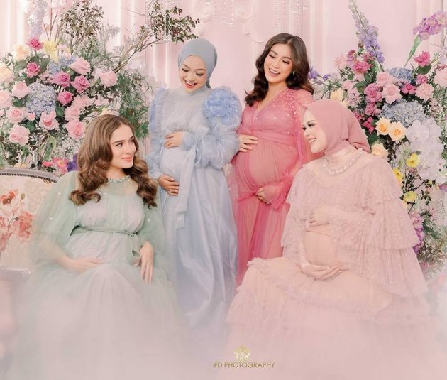 7 Latest Maternity Shoot Portraits of Jessica Iskandar, Beautiful with Chubby Cheeks and a Happy Smile - Ready to Welcome the Birth of the Second Child