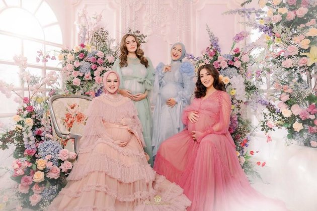 7 Latest Maternity Shoot Portraits of Jessica Iskandar, Beautiful with Chubby Cheeks and a Happy Smile - Ready to Welcome the Birth of the Second Child
