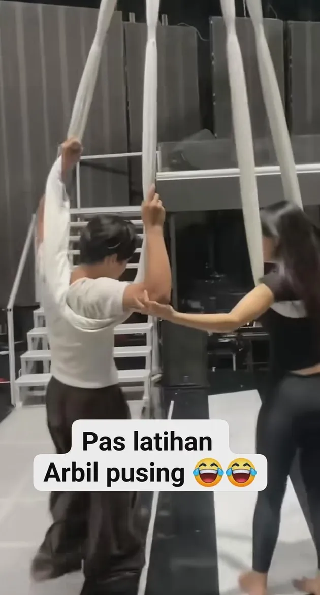 Arbil DA7 sempoyongan usai Latihan Melayang