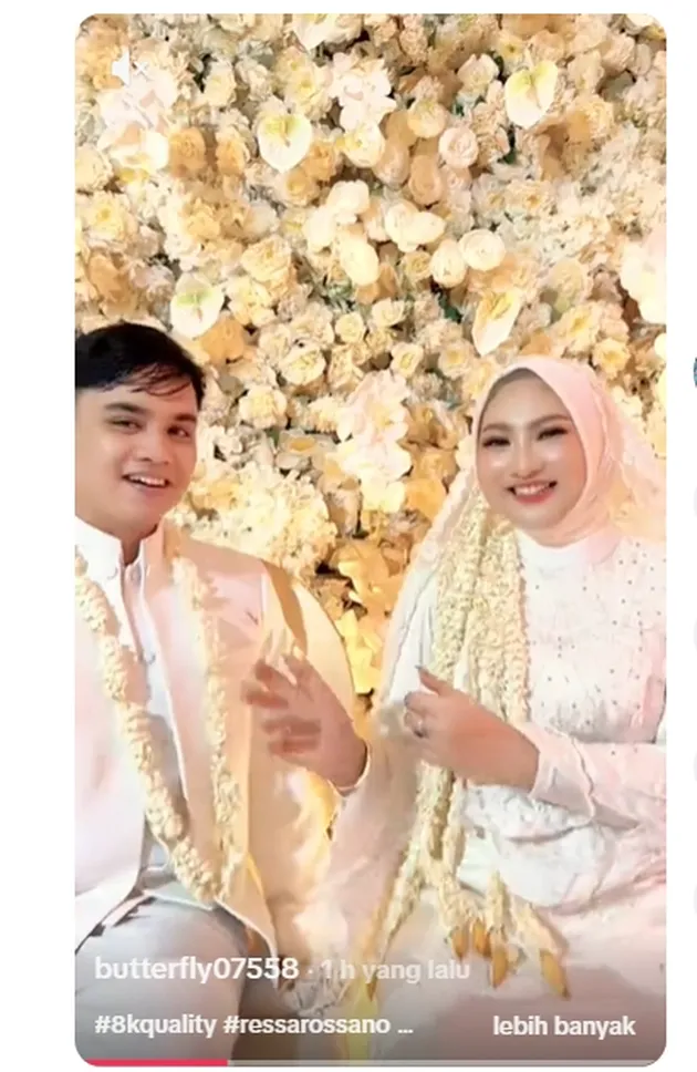 Momen pernikahan Ressa Rizky Rossano