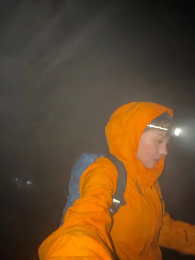 Wendy Walters di Gunung Kinabalu