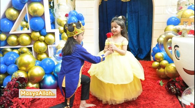 7 Portraits of Noora's Second Birthday Moment, Tasyi Athasyia's Second Child, Carrying the Theme of One Disney Character