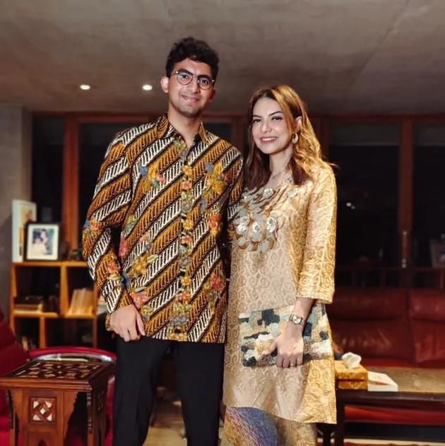 Potret Najwa Shihab bersama sang putra