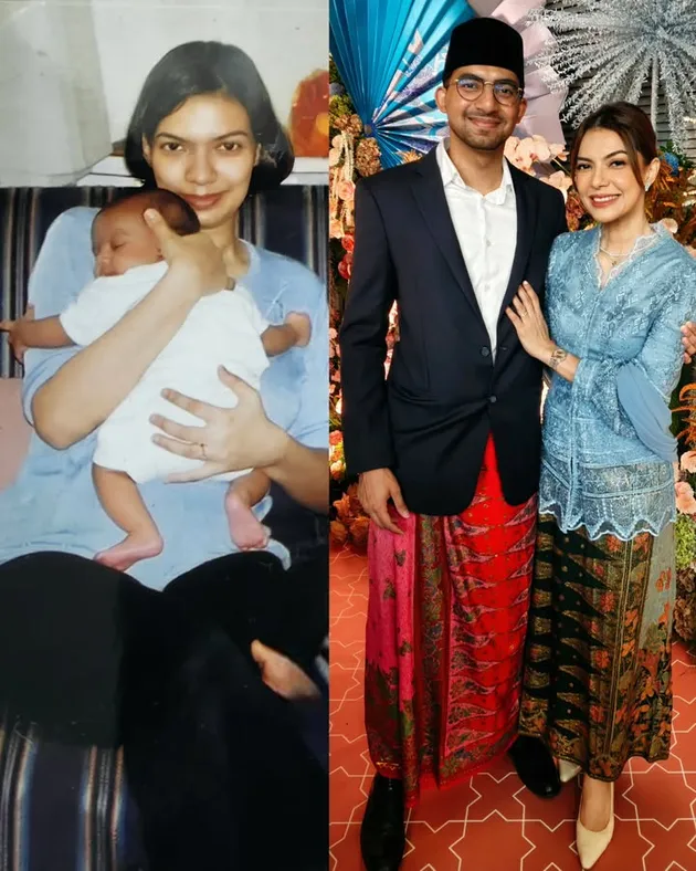 Potret Najwa Shihab bersama sang putra
