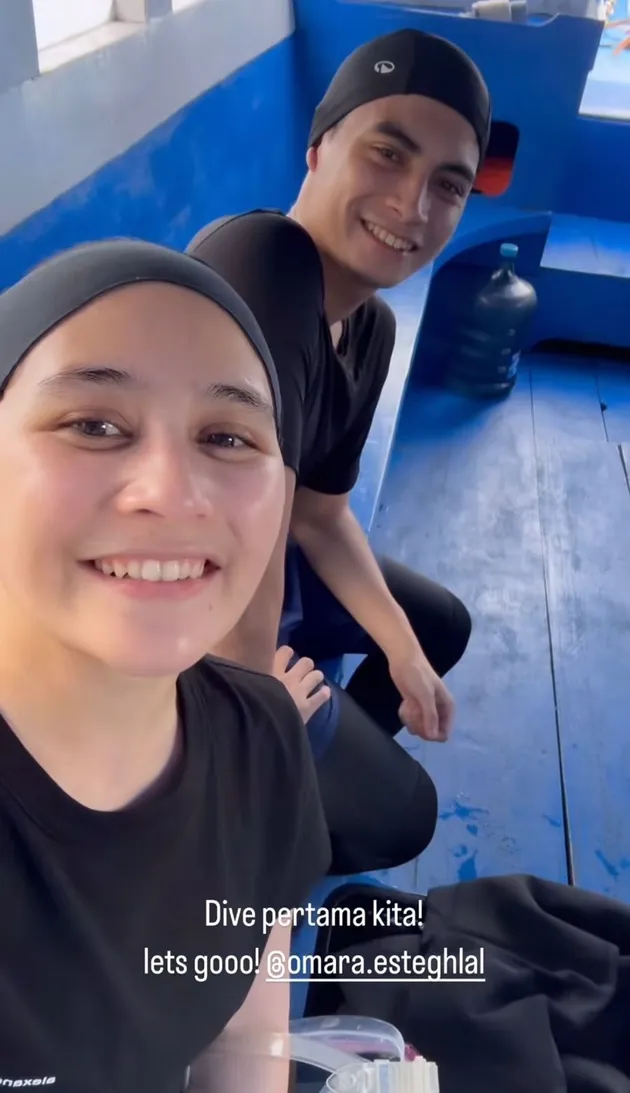 Omara Esteghlal Diving Pertama Kali Bareng Prilly 