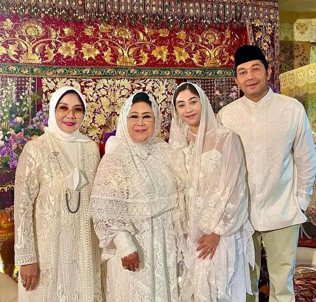 7 Portraits of Nikita Willy's 4-Month Pregnancy Study, Held in Accordance with Lampung Customs - Beautiful Pregnant Woman Appears in White Attire