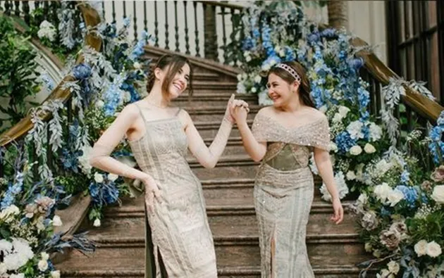 Potret Prilly jadi bridesmaid.