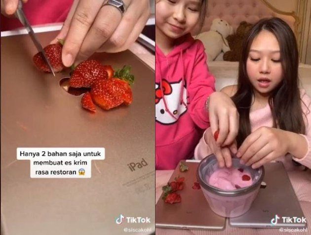 7 Portraits of Sisca Kohl and Aliyyah, Crazy Rich TikTok Stars Who Make Nasi Padang - Seblak Flavored Ice Cream