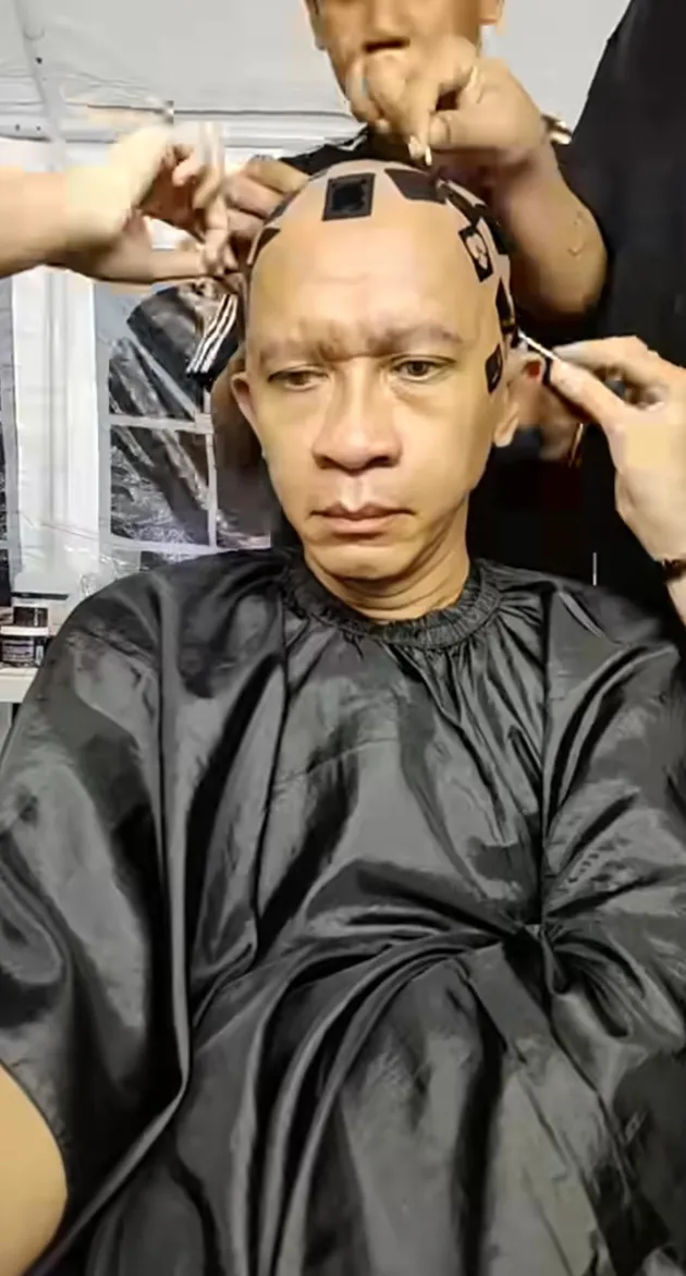 Transformasi Aming Menjadi Karakter Tokek dikerjakan banyak stylish