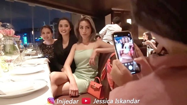 7 Portraits of Jessica Iskandar's Birthday at a Luxury Restaurant, Attended by Nia Ramadhani - Tya Ariestya