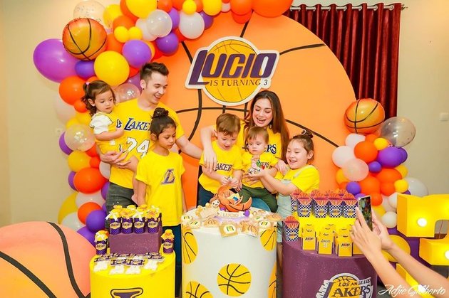 7 Portraits of Lucio's 3rd Birthday, Celine Evangelista and Stefan William's Son, Festive with a Basketball Theme