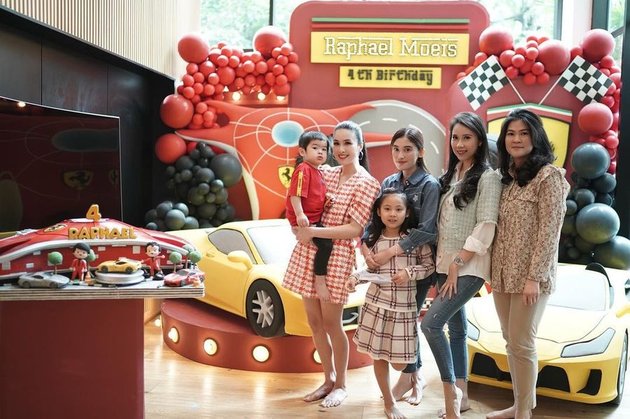 7 Photos of Raphael Moeis' 4th Birthday, Eldest Son of Sandra Dewi, Celebrated Grandly at Home - Unique with Ferrari World Theme