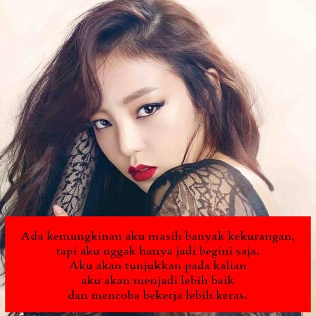 7 Inspirational Quotes from Goo Hara, Beloved by Fans - Seek Revenge with a Smile