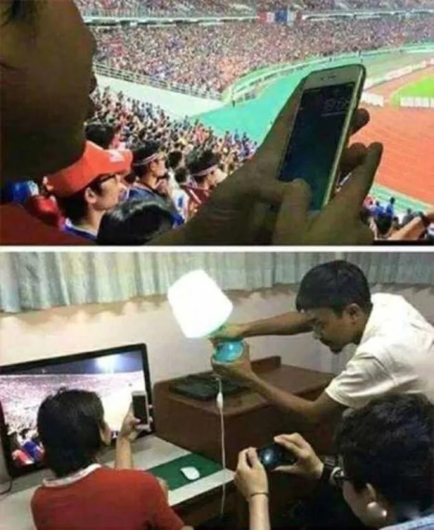 foto socmed, trik foto, foto tipuan, foto lucu
