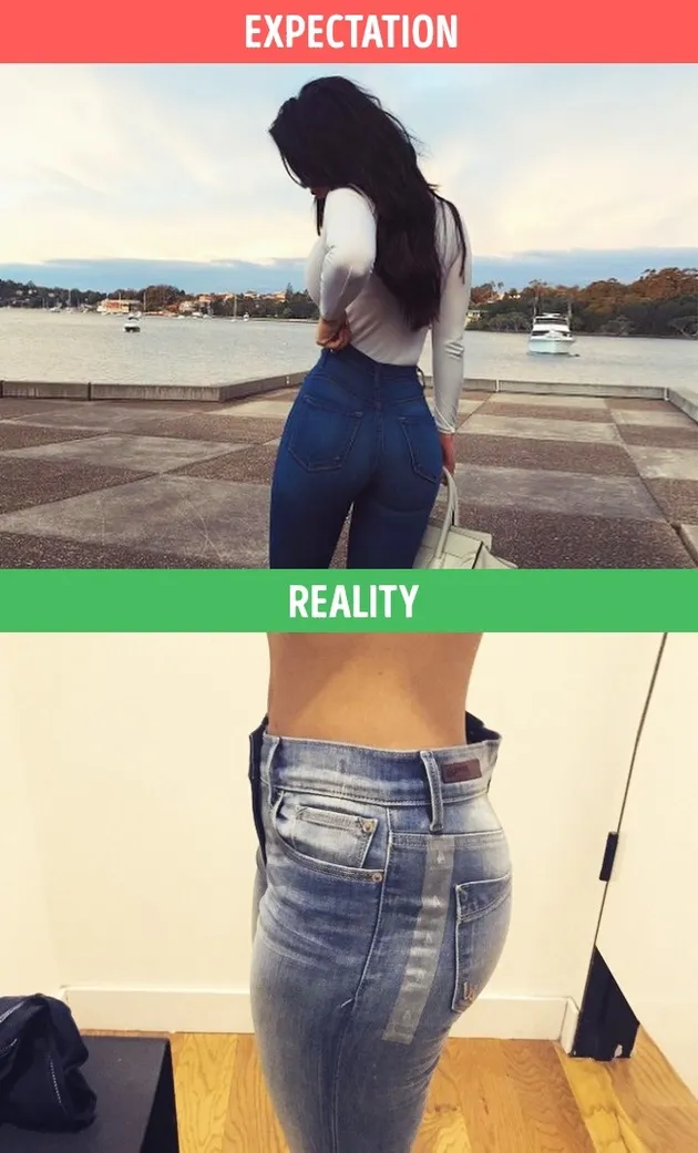 fashion fail, clothing fail, ekspektasi dan realita