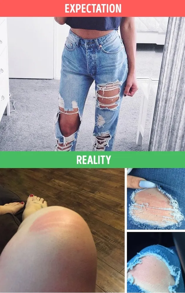 fashion fail, clothing fail, ekspektasi dan realita