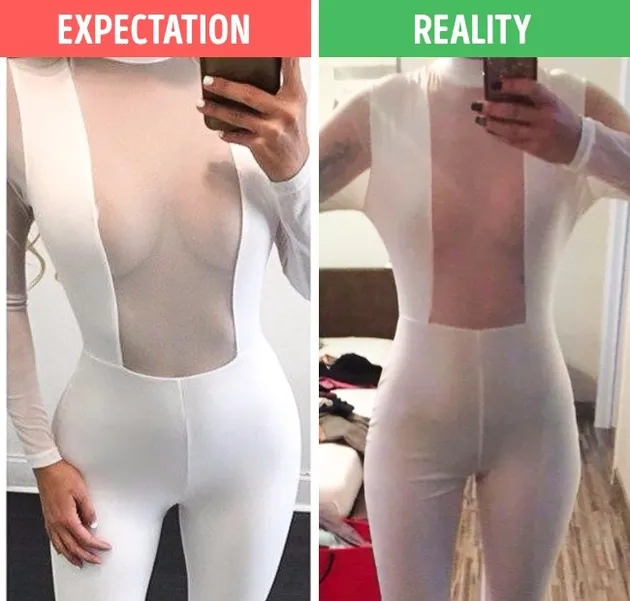 fashion fail, clothing fail, ekspektasi dan realita