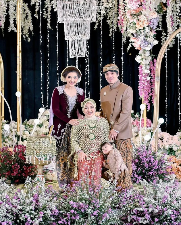 Ameena di Acara 7 Bulanan Aurel Hermansyah