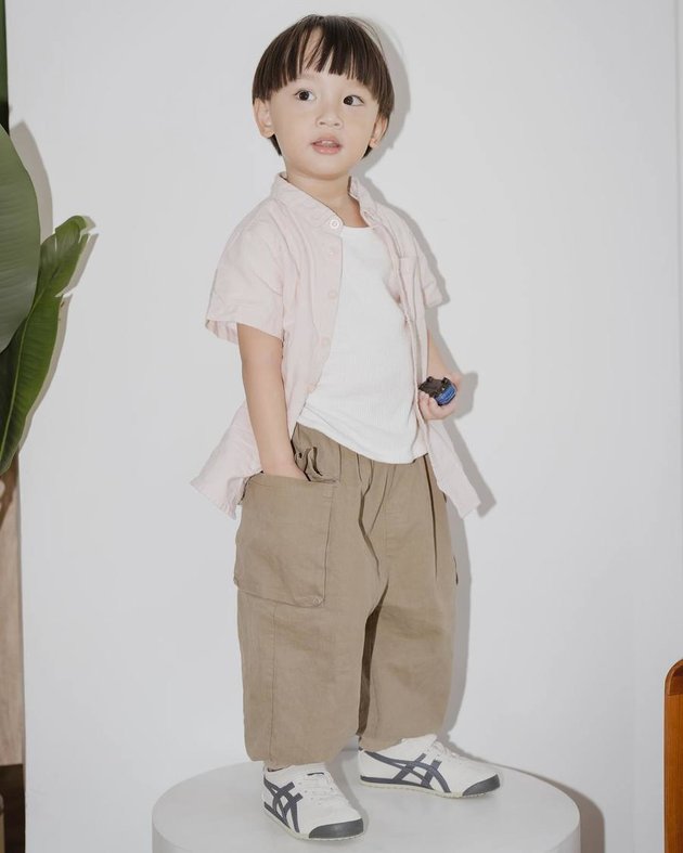 8 Photos of Anzel, Audi Marissa and Anthony Xie's Son, Growing Handsome, Talented as Child Model