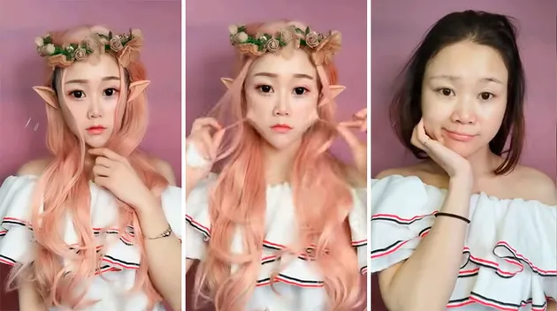 foto unik, foto aneh, foto lucu, foto keren, make up fail