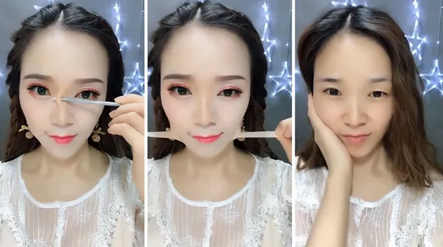 foto unik, foto aneh, foto lucu, foto keren, make up fail
