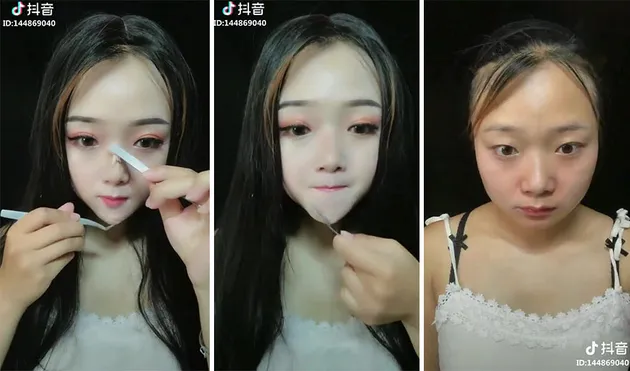 foto unik, foto aneh, foto lucu, foto keren, make up fail