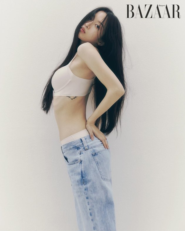 8 Photos of Moon Ga Young for the Latest Calvin Klein Campaign, Her Tattoos Captivate Fans