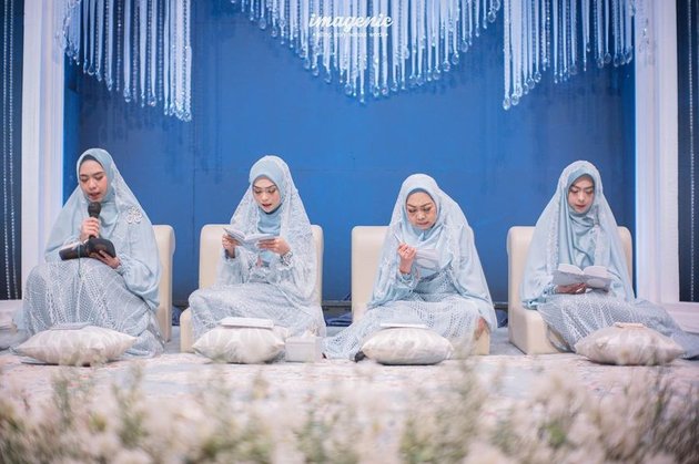 8 Photos of Pre-Wedding Religious Ceremony of Ria Ricis, Serene Atmosphere with Family - United in Blue Attire