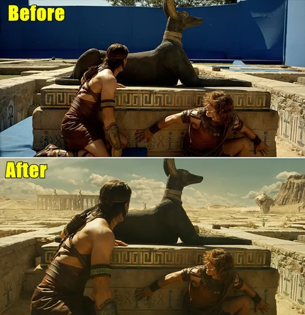 cgi, efek cgi, perbandingan efek cgi film, cgi film