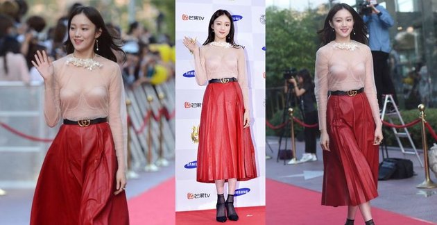 8 Controversial Dresses Worn by Korean Actresses on the Red Carpet, Transparent Until Almost the Entire Body is Visible