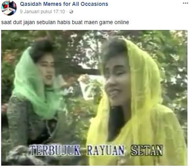 meme lucu, meme qasidah, meme kocak, meme unik