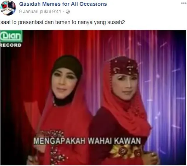 meme lucu, meme qasidah, meme kocak, meme unik