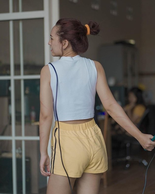 8 Moments Happy Asmara While Working Out, Burning Spirit Until Her Arm Gets Injured - Netizens: Why Is She Emotionally Involved in Sports?