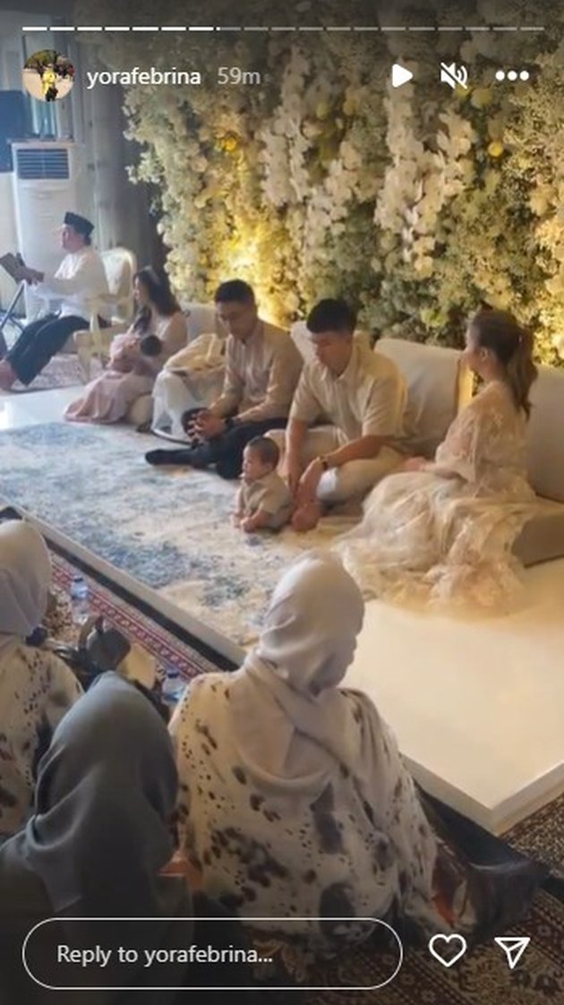 8 Moments of Baby Izz's Akikah Thanksgiving Ceremony Held Together with His Cousin, Nikita Willy's Appearance Highlighted