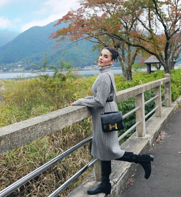  OOTD Tasya Farasya Saat Liburan ke Jepang