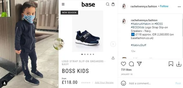 Outfit Xabiru anak Rachel Vennya