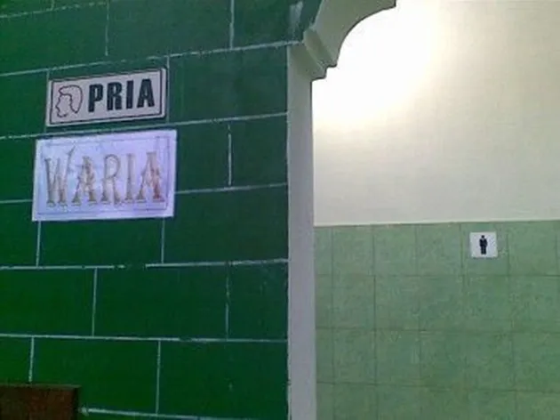 papan peringatan, foto lucu, foto aneh