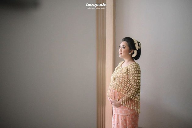 8 Portraits of Tipang's Seven-Month Pregnancy Event, Full of Prayers for the First Child