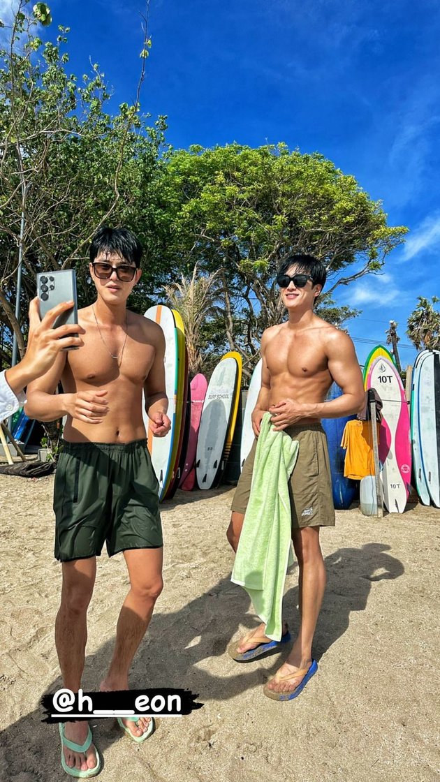 8 Photos of Ahn Bo Hyun Showing off His Muscles and Abs in Bali, Indonesian Netizens Envious of BLACKPINK's Jisoo