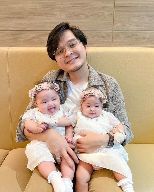 8 Potret Alma and Alsha, Anisa Rahma's Twin Children, Even More Adorable at the Age of 5 Months - Beautiful Like Their Mother