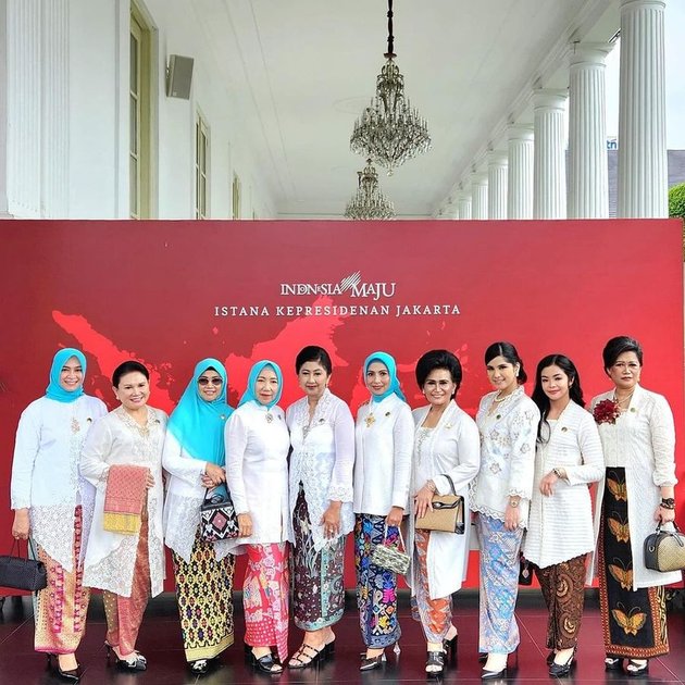 8 Photos of Annisa Pohan's Halal bi Halal with Government Officials' Wives, Close with Iriana Jokowi - Looking Beautiful and Elegant in White Kebaya
