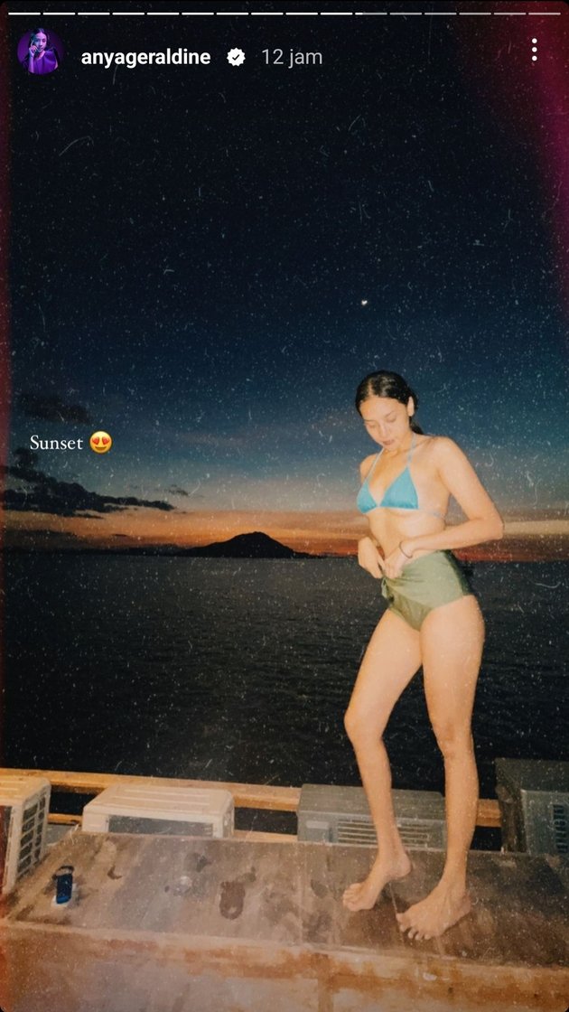 8 Portraits of Anya Geraldine Enjoying a Vacation in Labuan Bajo, Showing off Bikini Body under the Sunlight that Makes Netizens 'Wondering'