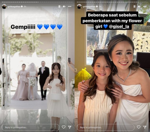 8 Photos of Celebrities Who Attended Gritte Agatha's Wedding Party, Gempi as Flower Girl - Brisia Jodie is Equally Beautiful