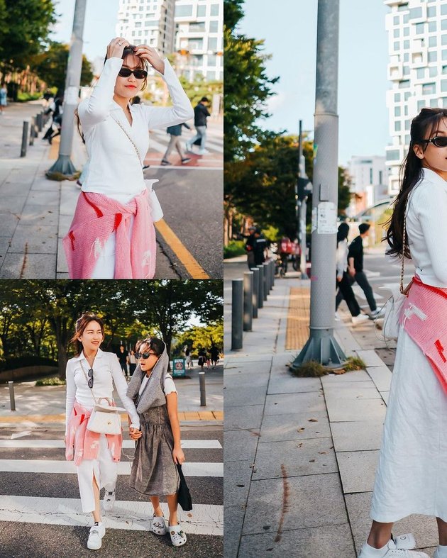 8 Photos of Ayu Ting Ting and Bilqis on Vacation in South Korea - Stylish and Trendy!
